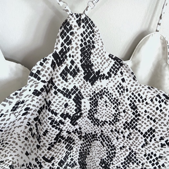 J. Crew Snakeskin Scalloped Lined Cami Top Women’s - Picture 8 of 8
